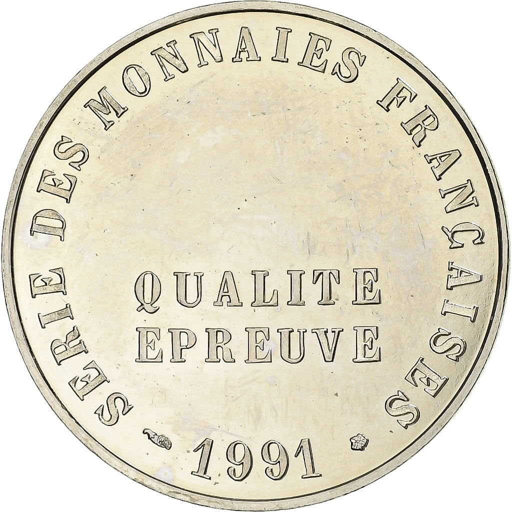 Francia, Module de 20 francs, Épreuve, 1991, Monnaie de Paris, Nichel, SPL-