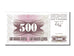 Billet, Bosnia - Herzegovina, 500 Dinara, 1992, 1992-07-01, NEUF