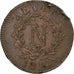 Frankreich, Napoleon I, Decime, 1814, Anvers, Siège d'Anvers, Bronze, S+