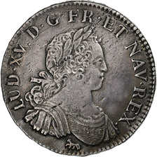 France, Louis XV, 1/2 Écu aux 8 L, 1725, Paris, Argent, TTB, Gadoury:312