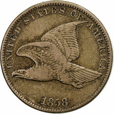 United States, Cent, Flying Eagle, 1858, Philadelphia, Small Letters