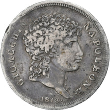 Kingdom of the Two Sicilies, Joachim Murat, Lira, 1813•, Naples, Silver