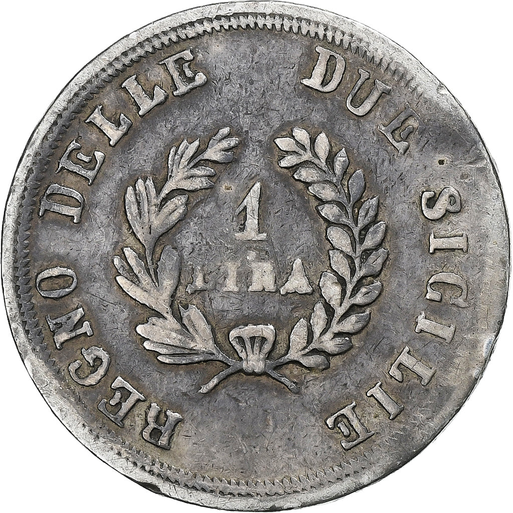 Kingdom of the Two Sicilies, Joachim Murat, Lira, 1813•, Naples, Silver