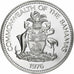Bahamas, 2 Dollars, 1976, Franklin Mint, PP, Silber, STGL, KM:66a