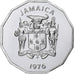 Jamaica, Cent, F.A.O., 1976, Franklin Mint, Proof, Alumínio, MS(65-70), KM:68