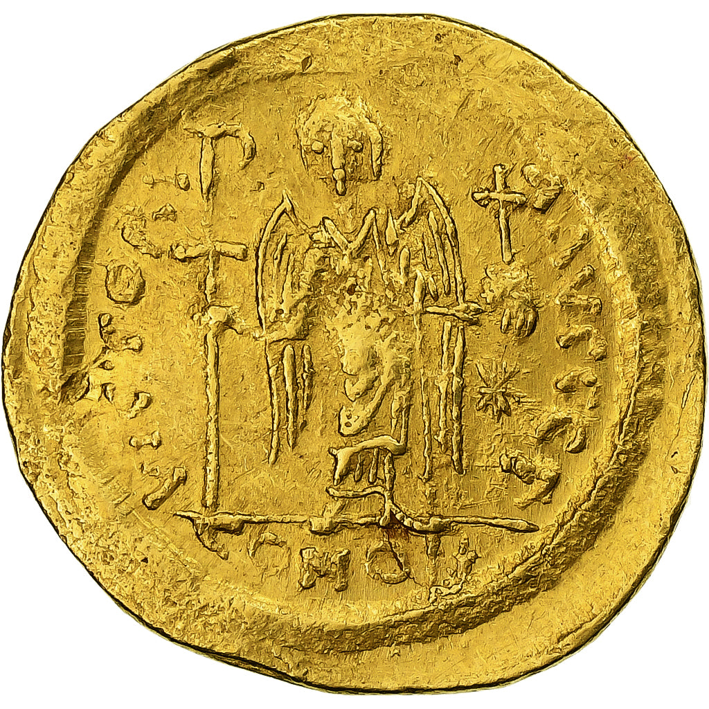 Justinian I, Solidus, 527-565, Constantinople, Gold, S+, Sear:140