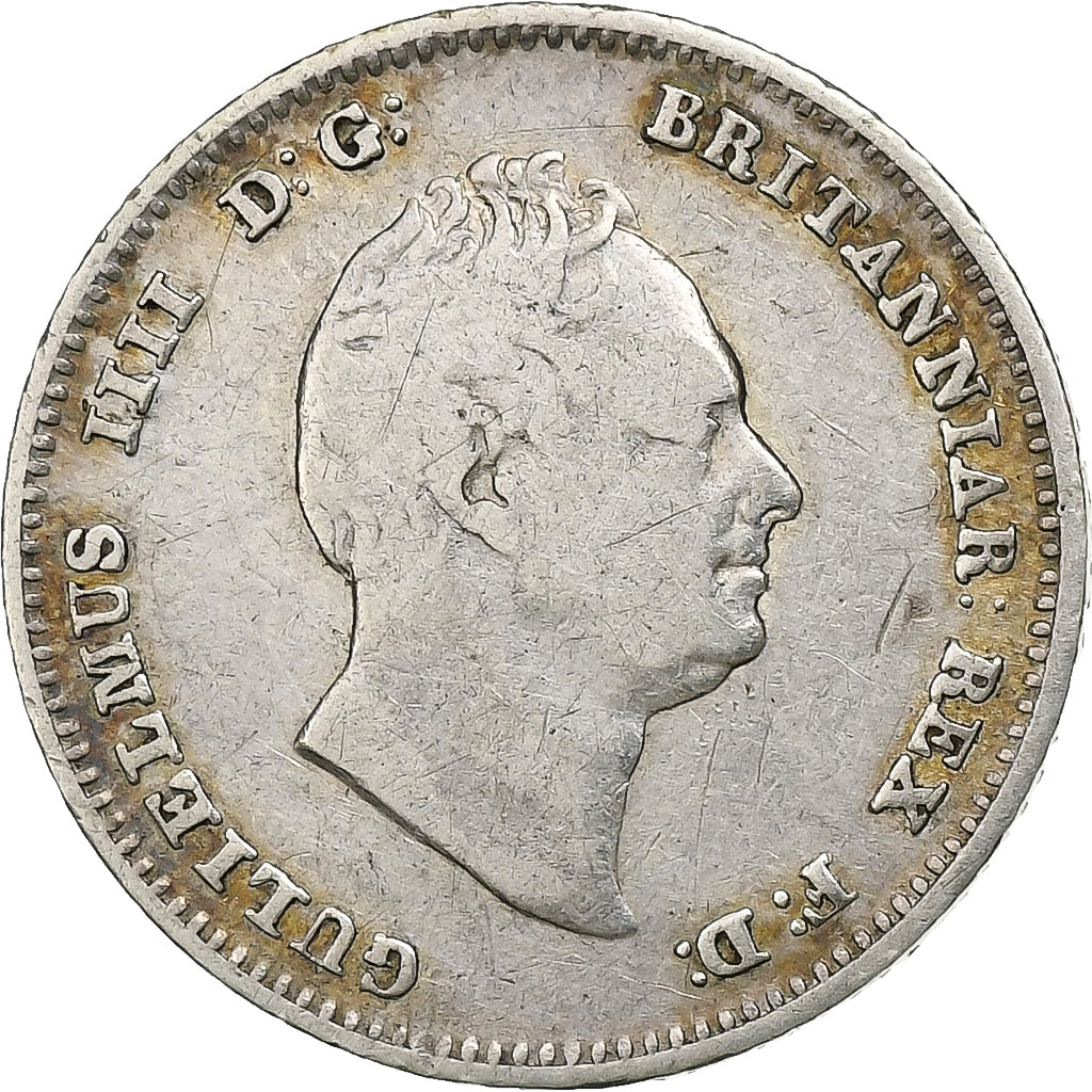 United Kingdom, William IV, Groat, 1836, London, Silver, VF(20-25), Spink:3837