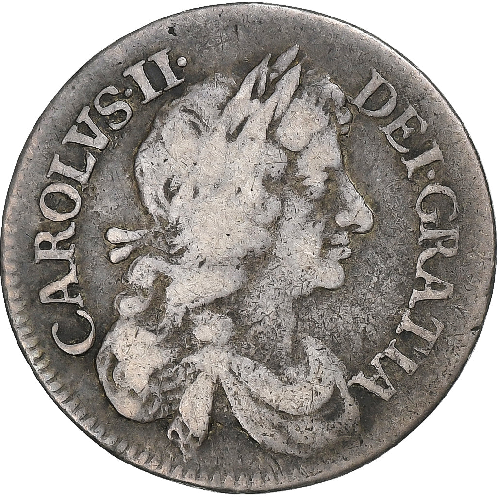 Kingdom of England, Charles II, 4 Pence, 1671, London, Srebro, VF(30-35)