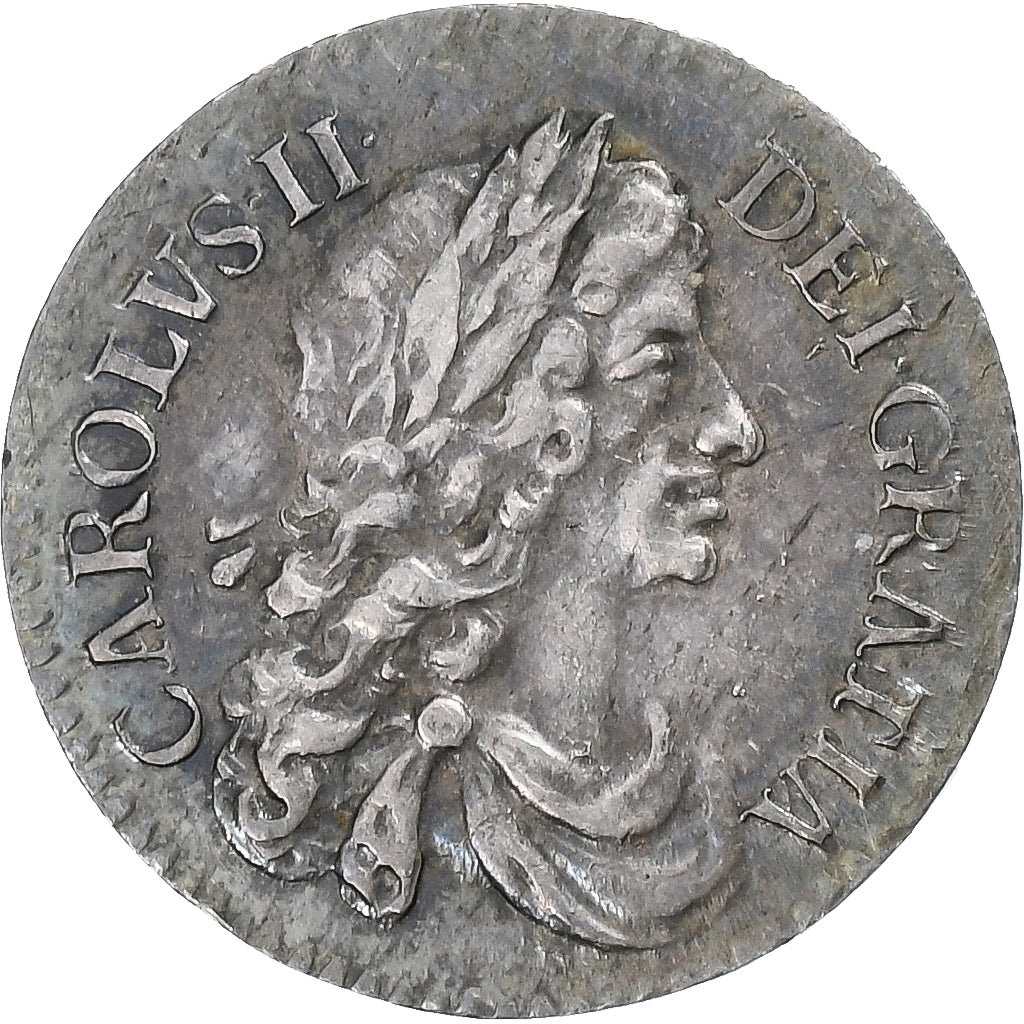 Royaume d'Angleterre, Charles II, 2 Pence, 1671, Londres, Argent, SUP