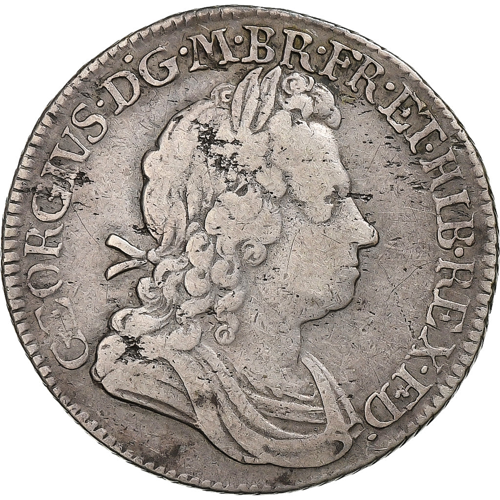 Kingdom of England, George I, Shilling, 1720, London, Plata, BC+, Spink:3645