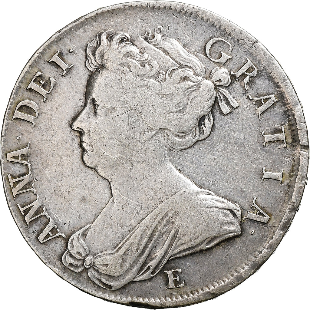 Kingdom of England, Anne, 1/2 Crown, 1707, London, Silber, SS, Spink:3605