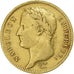 França, Napoleon I, 40 Francs, 1812, Paris, Revers Empire, Dourado, VF(30-35)