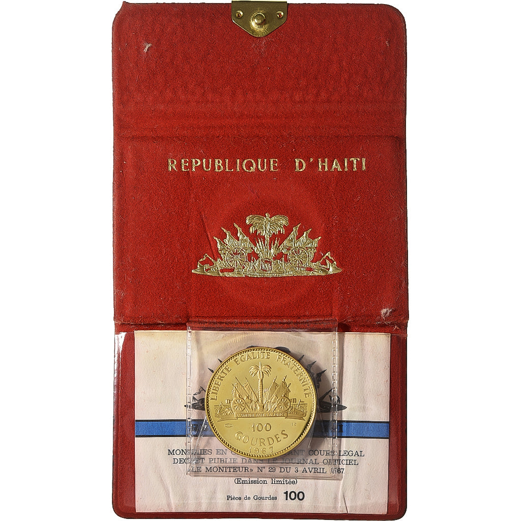 Haiti, 100 Gourdes, 10e anniversaire de la révolution - Marie Jeanne, 1967