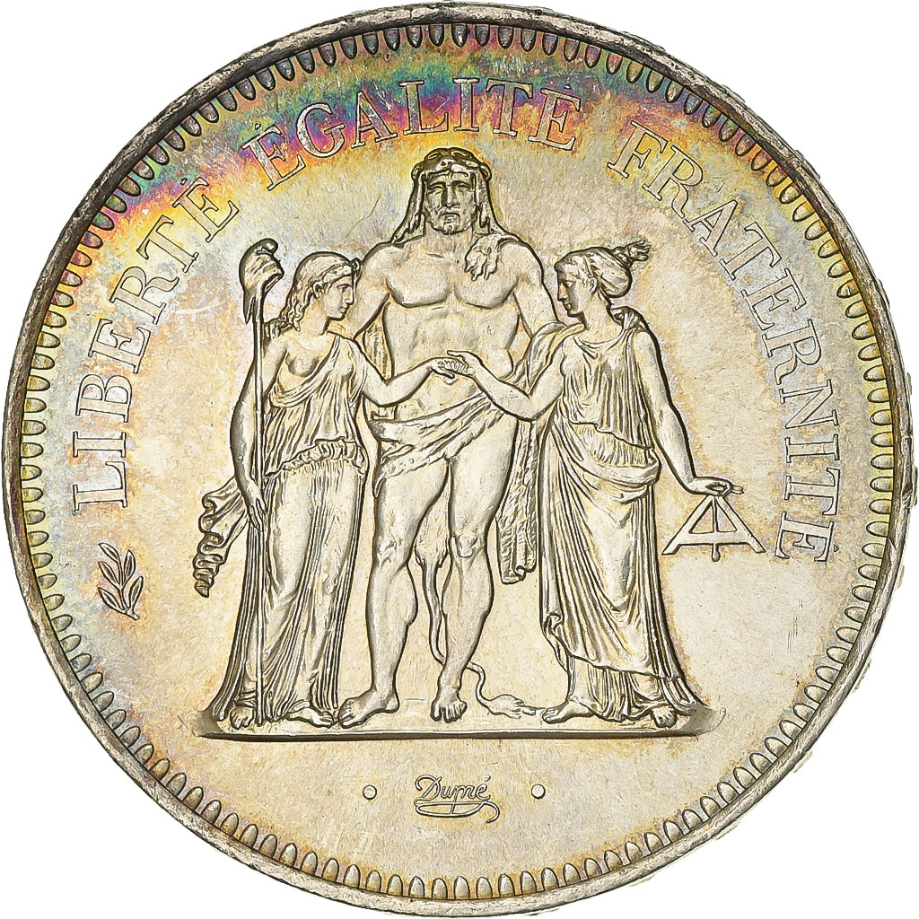 France, 50 Francs, Hercule, 1978, Paris, Argent, SPL, Gadoury:882, KM:941.1