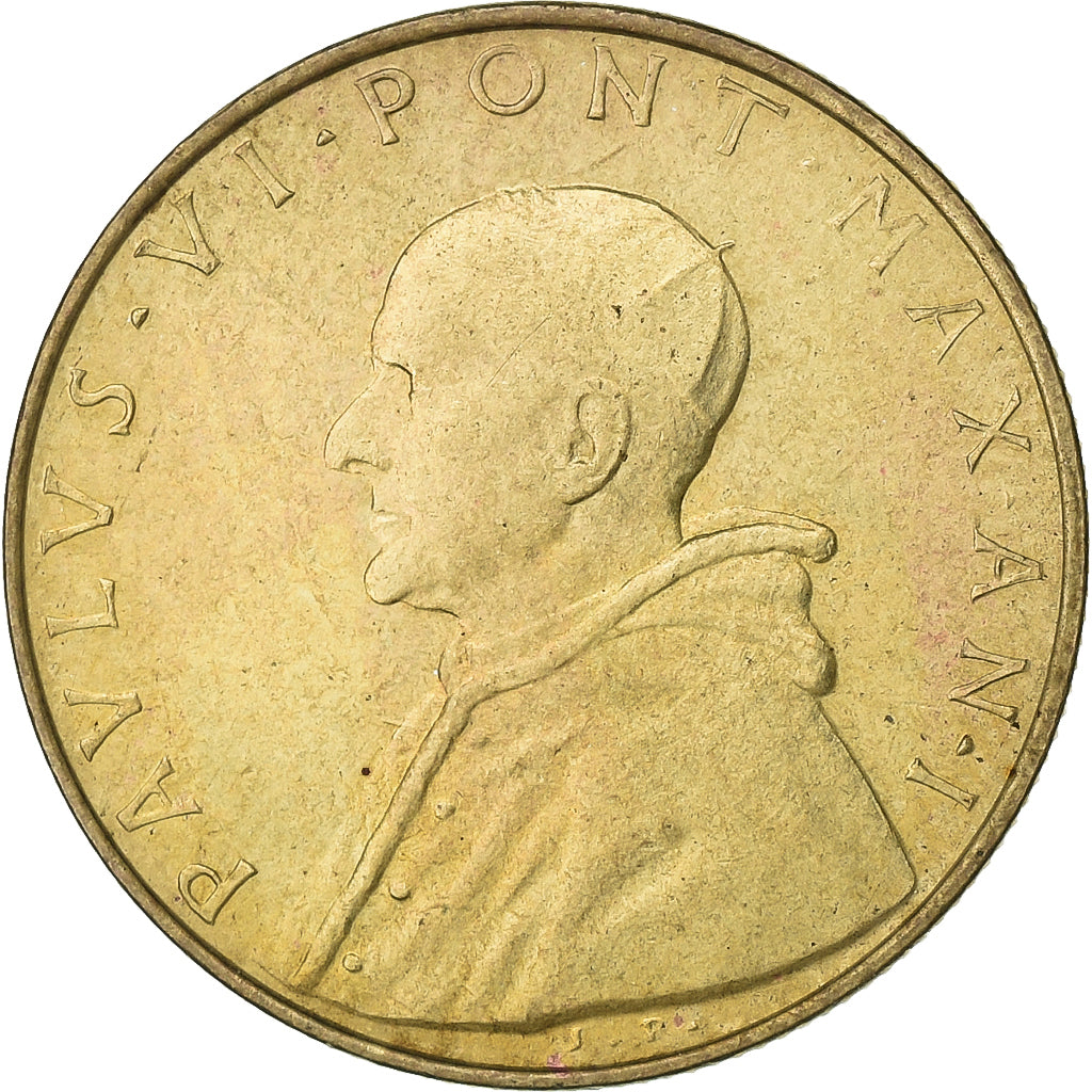 Vatikanstadt, Paul VI, 20 Lire, 1963, Rome, Cupro-Aluminium, STGL