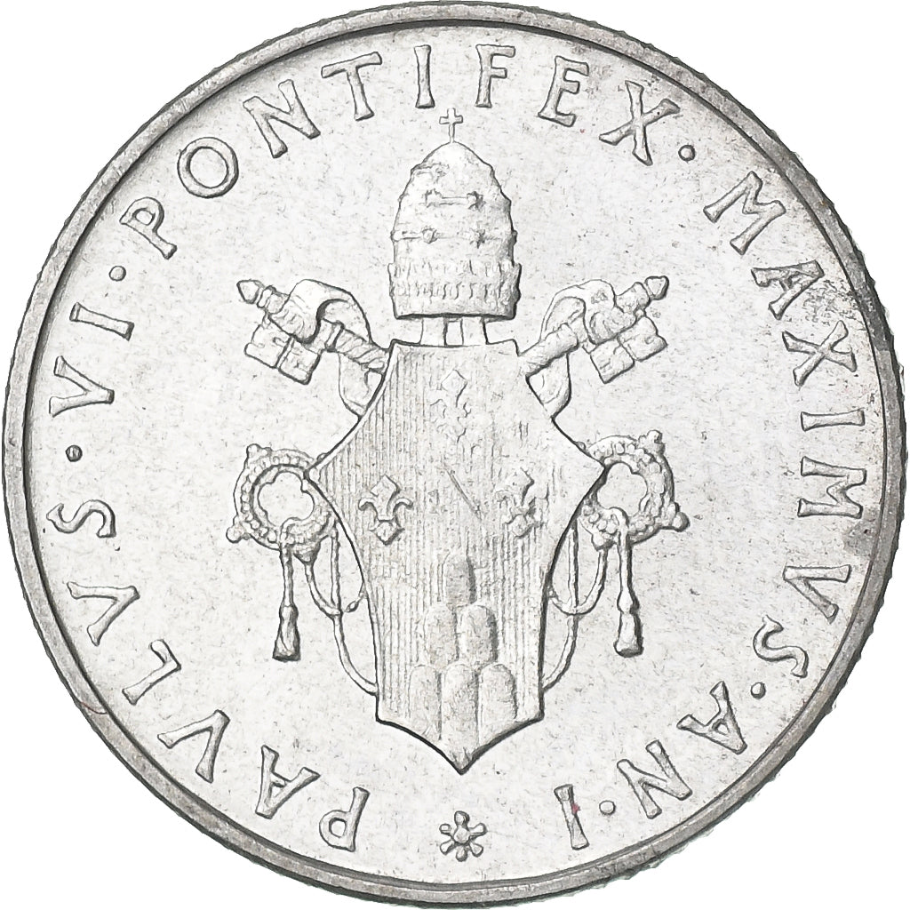 Vatikanstadt, Paul VI, 2 Lire, 1963, Rome, Aluminium, STGL