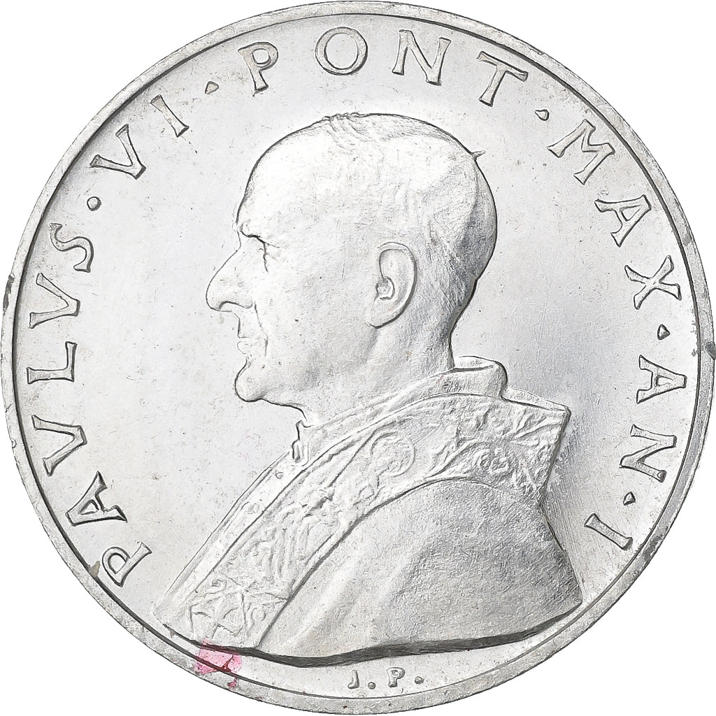 Vatican, Paul VI, 10 Lire, 1963, Rome, Aluminum, MS(65-70)