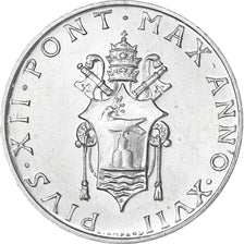 Vatican, Pius XII, 1 Lire, 1955, Rome, Aluminum, MS(65-70)