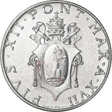 CITTÀ DEL VATICANO, Pius XII, 2 Lire, 1955, Rome, Alluminio, FDC