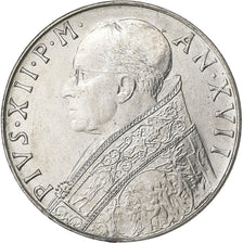 PAŃSTWO WATYKAŃSKIE, Pius XII, 100 Lire, 1955, Rome, Stal nierdzewna