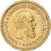 Russland, Alexander III, 5 Roubles, 1889, Saint Petersburg, Gold, SS, KM:42