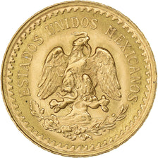 México, 2-1/2 Pesos, 1945, Mexico, Oro, EBC+, KM:463