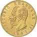 Italie, Vittorio Emanuele II, 20 Lire, 1863, Turin, Or, TTB, KM:10
