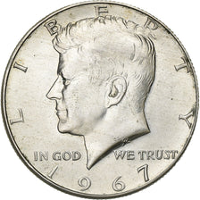 United States, Kennedy, Half Dollar, 1967, Philadelphia, Silver, AU(55-58)