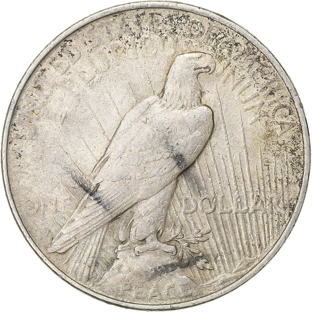 United States, Dollar, Peace, 1922, Philadelphia, Silver, AU(50-53), KM:150
