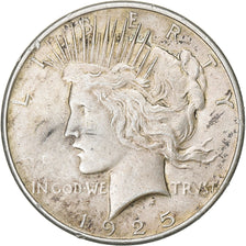 United States, Dollar, Peace, 1925, Philadelphia, Silver, VF(30-35), KM:150