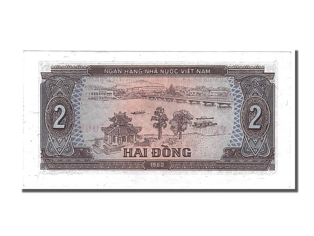 Banknot, Wiet Nam, 2 D<ox>ng, 1980, UNC(65-70)