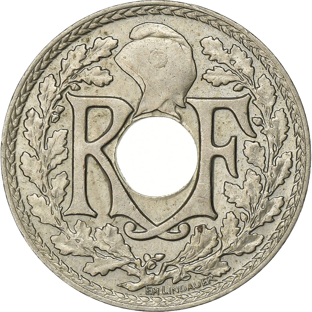 França, 5 Centimes, .1938., Paris, Alpaca, MS(60-62), Gadoury:171, KM:875a