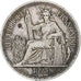 French Indochina, Piastre, 1895, Paris, Commerce, Silber, S+, KM:5a.1
