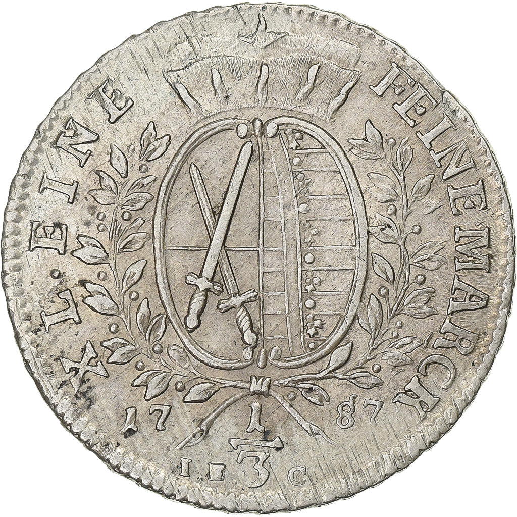 Kingdom of Saxony, Frederick August III, 1/3 Thaler, 1787, Albertinian Line