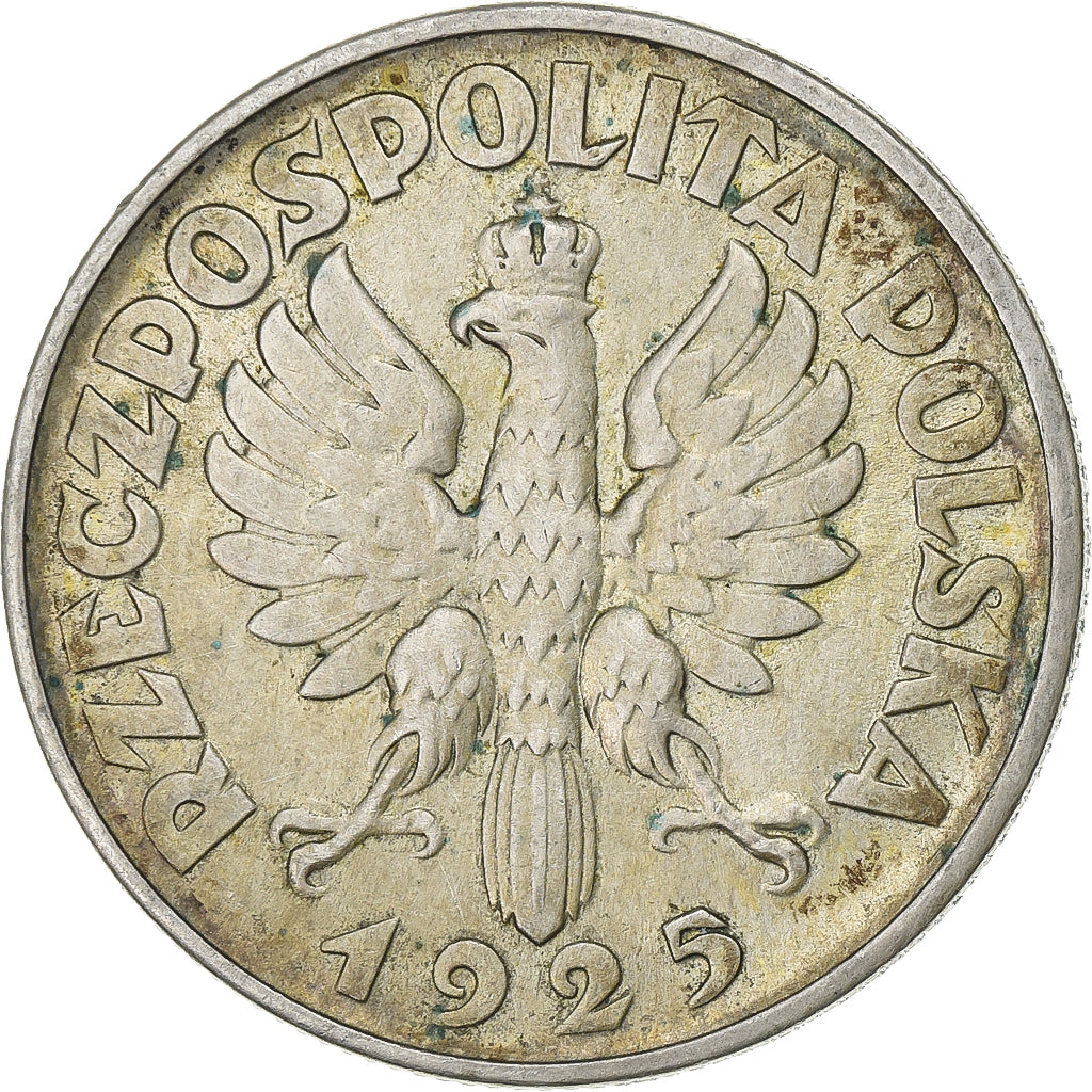 Poland, 2 Zlote, 1925, London, Silver, EF(40-45), KM:16