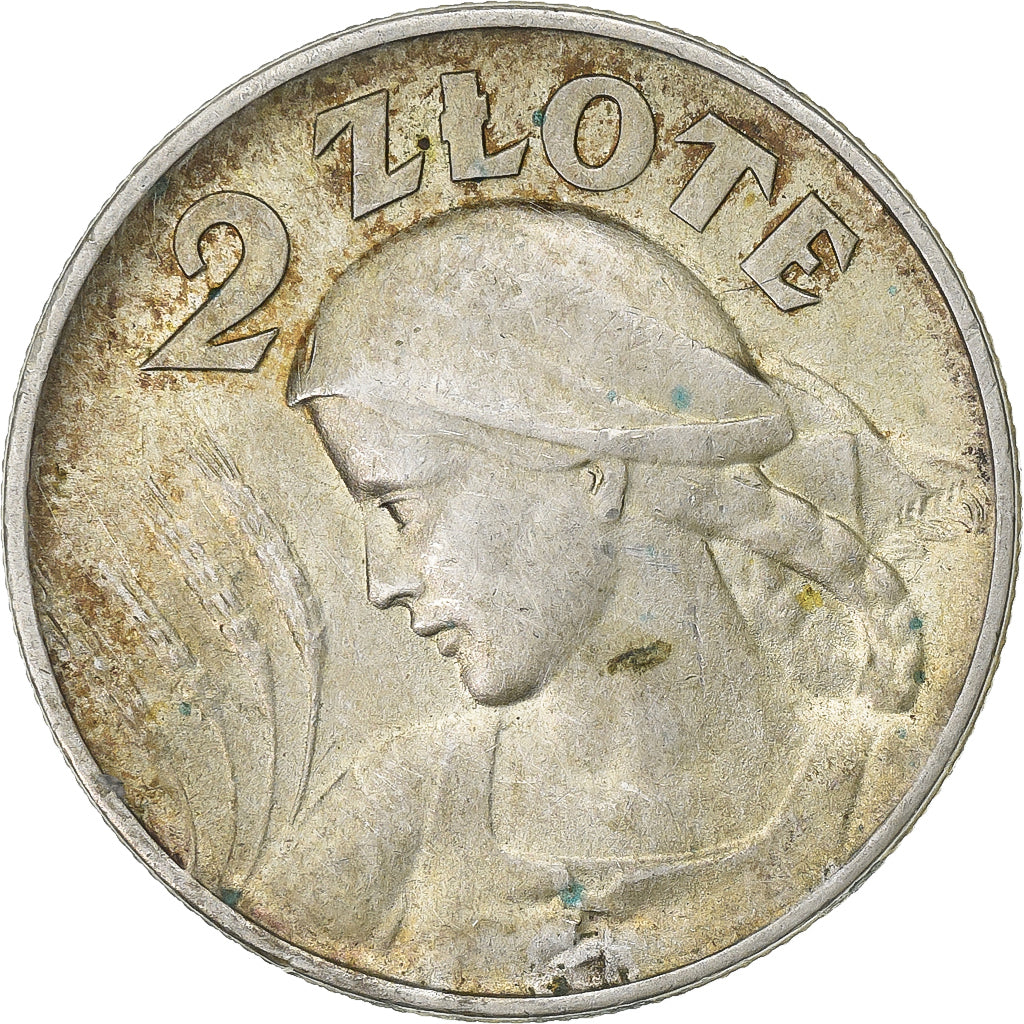 Poland, 2 Zlote, 1925, London, Silver, EF(40-45), KM:16