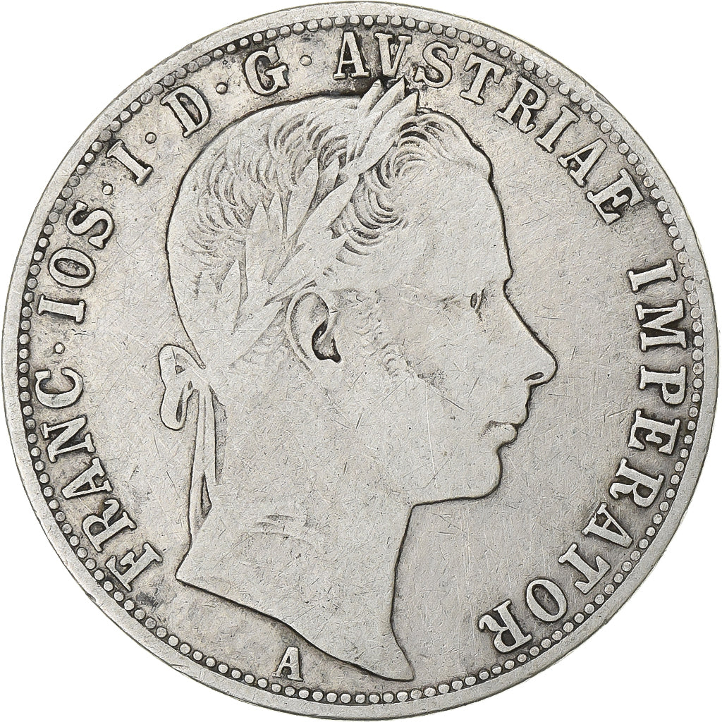 Österreich, François-Joseph Ier, Florin, 1860, Vienna, Silber, SS, KM:2219