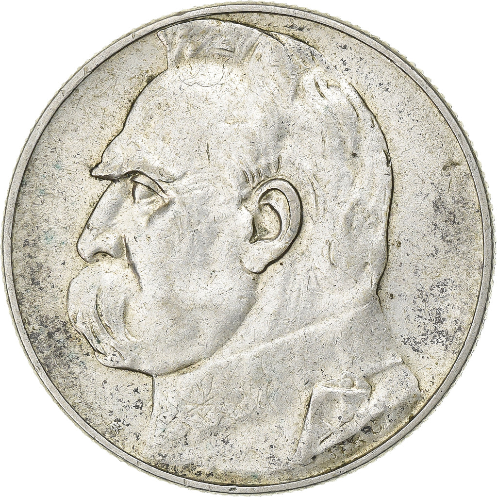 Poland, 5 Zlotych, 1935, Warsaw, Josef Pilsudski, Silver, EF(40-45), KM:28