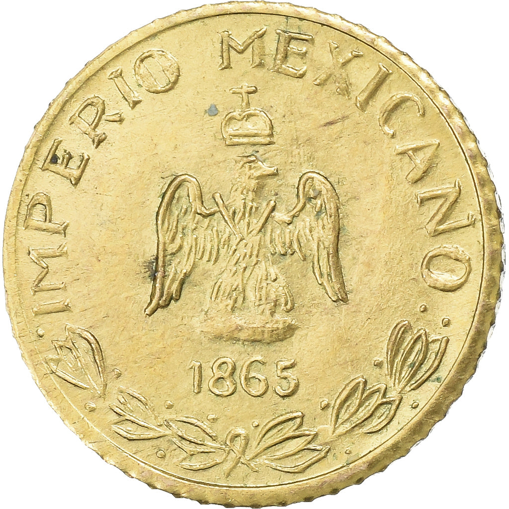 Mexico, Token, Wedding coin, (1865), Gold plated, MS(63)