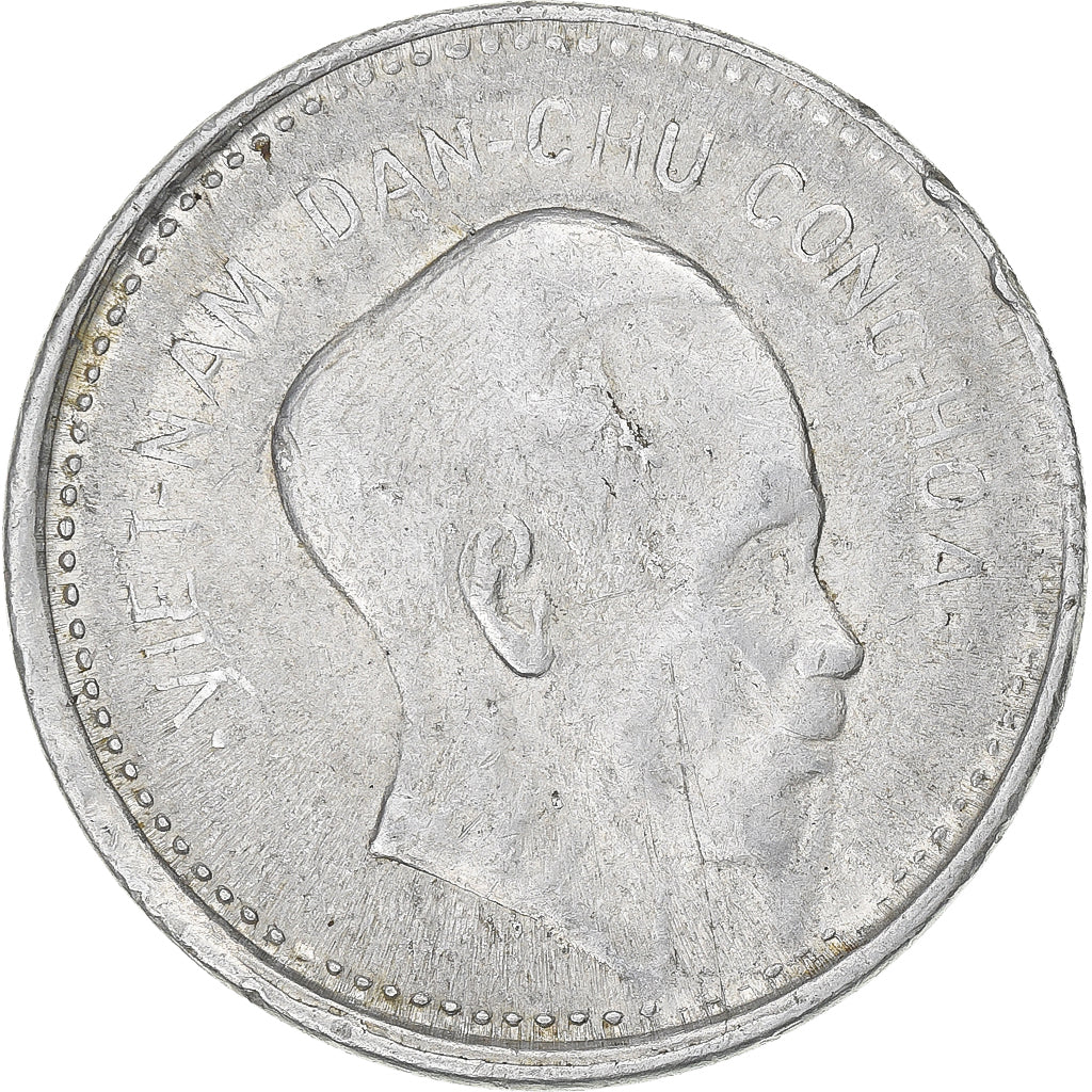 Vietnam, Dong, 1946, Fautée, Aluminium, S+, KM:3