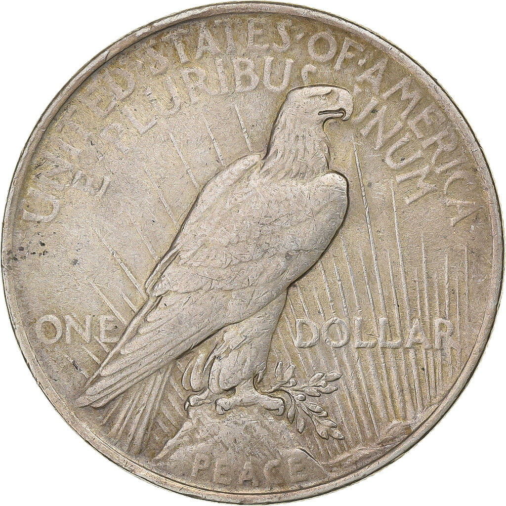 États-Unis, Dollar, Peace, 1922, Philadelphie, Argent, TTB+, KM:150