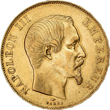 Francia, Napoleon III, 50 Francs, 1857, Paris, Oro, MBC+, Gadoury:1111, KM:785.1