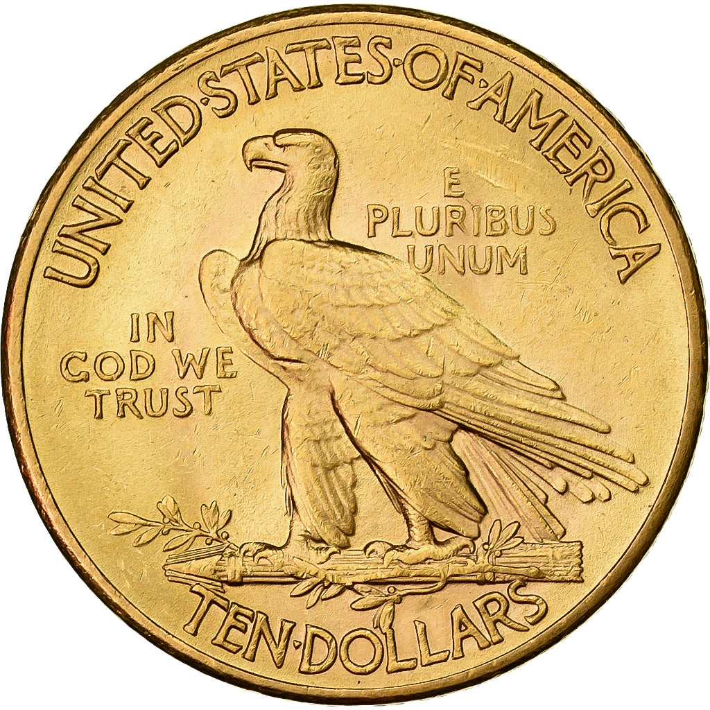 United States, 10 Dollars, Indian Head, 1926, Philadelphia, Gold, AU(50-53)