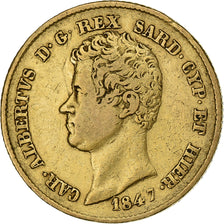 Italien Staaten, Kingdom of Piedmont-Sardinia, Carlo Alberto, 20 Lire, 1847