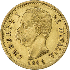 Italie, Umberto I, 20 Lire, 1882, Rome, Or, SUP, KM:21
