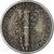 United States, Dime, Mercury, 1942, San Francisco, Silver, AU(50-53), KM:140