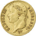 France, Napoléon I, 20 Francs, 1810, Paris, error struck thru, Or, TTB