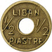 Libano, French protectorate, 1/2 Piastre, Undated (1941), Paris, Emergency WWII