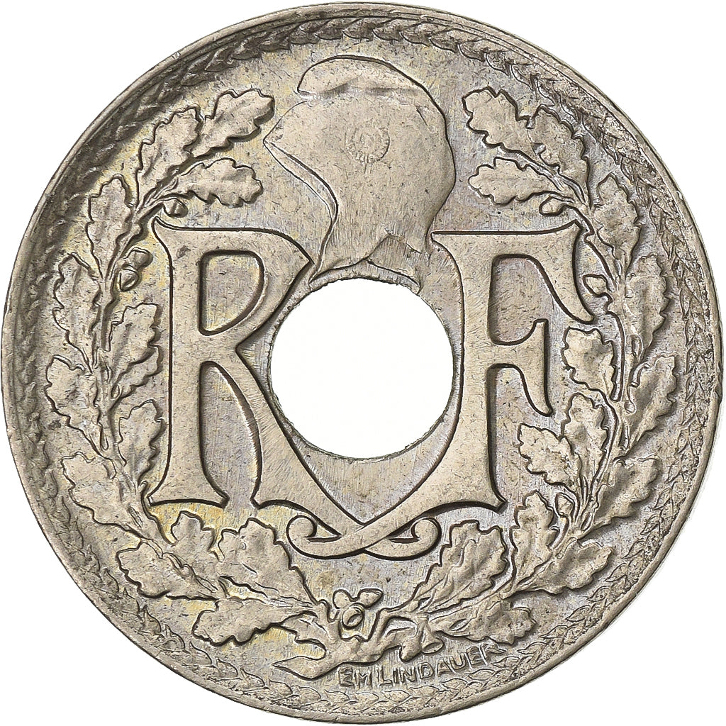 Frankrijk, 10 Centimes, Lindauer, 1924, Paris, Cupro-nikkel, UNC-, Gadoury:286