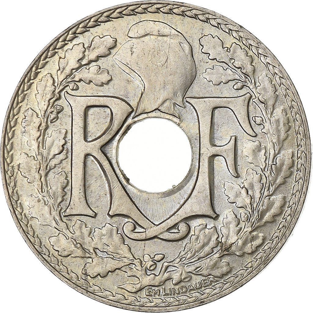 France, 10 Centimes, Lindauer, 1919, Paris, Copper-nickel, MS(63), Gadoury:286